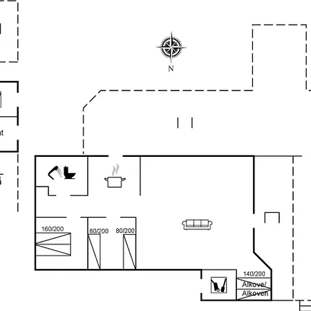 Kulben - 450m From The Sea By Interhome بيت للعطل *